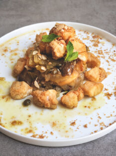 caponata di baccalà