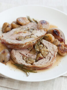 Carré di vitello con marroni