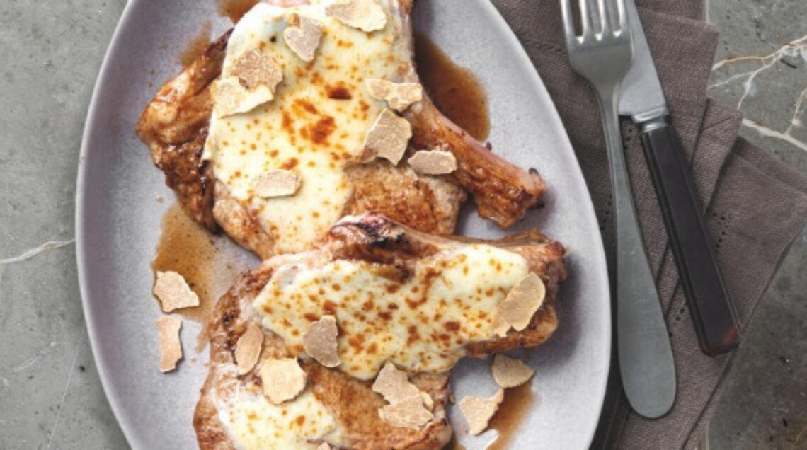 Cotolette di vitello al parmigiano e tartufo