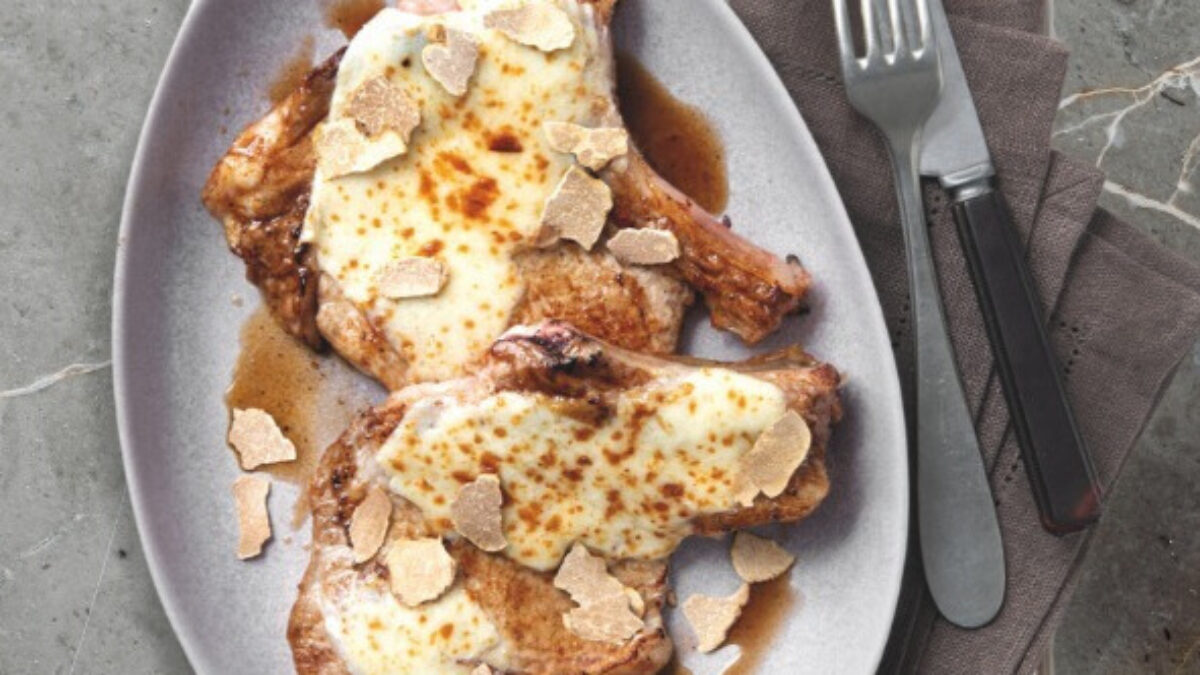 Cotolette di vitello al parmigiano e tartufo