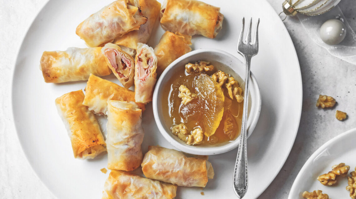 Rotolini Di Fillo Con Prosciutto Di Praga E Mostarda Alle Noci - Modificata