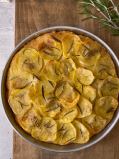 focaccia patate e rosmarini