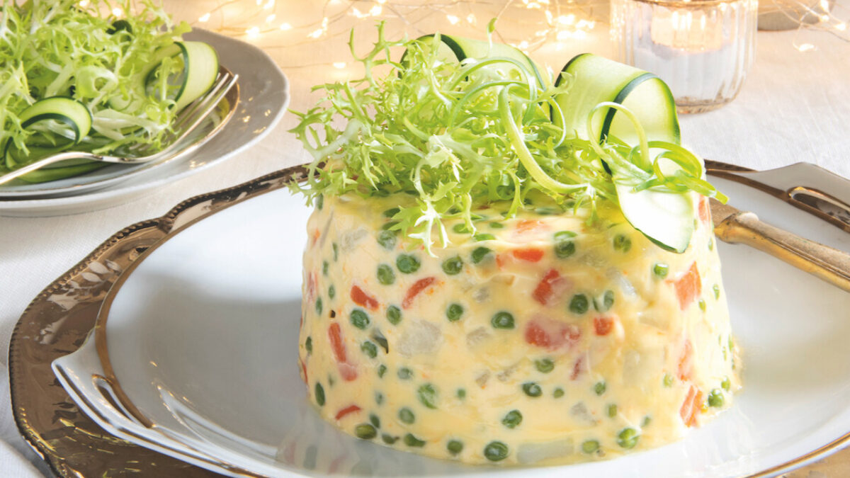 Sformatini di insalata russa
