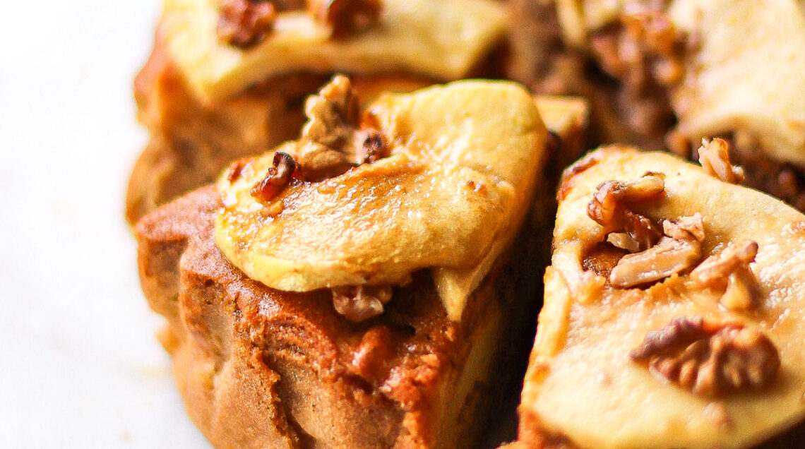 torta di mele in friggitrice