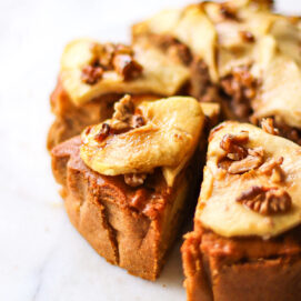 torta di mele in friggitrice