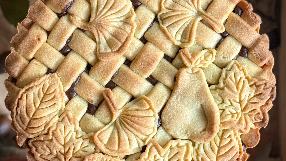 Crostata decorata