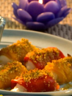 involtini vegetariani di peperoni