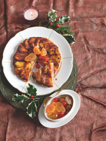 Tatin di patate e prosciutto