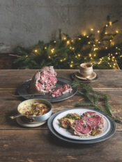 cappello del prete con gratin di ortaggi