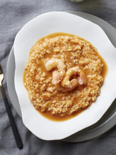 Risotto all'Alta Langa con crema di scampi - NP