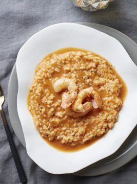 Risotto all'Alta Langa con crema di scampi - NP