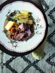 Fracosta di manzo al vino speziato