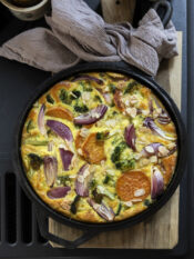 Frittata soffice al forno con ortaggi