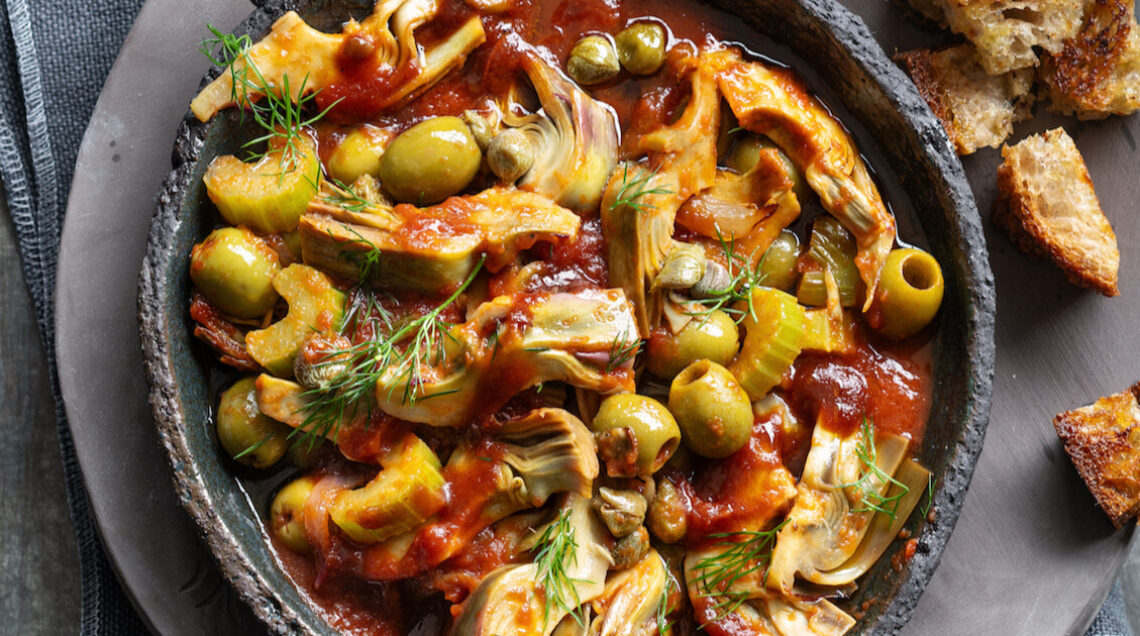 caponata di carciofi