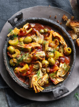 caponata di carciofi