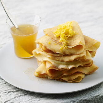 Crêpe di riso al miele e limone