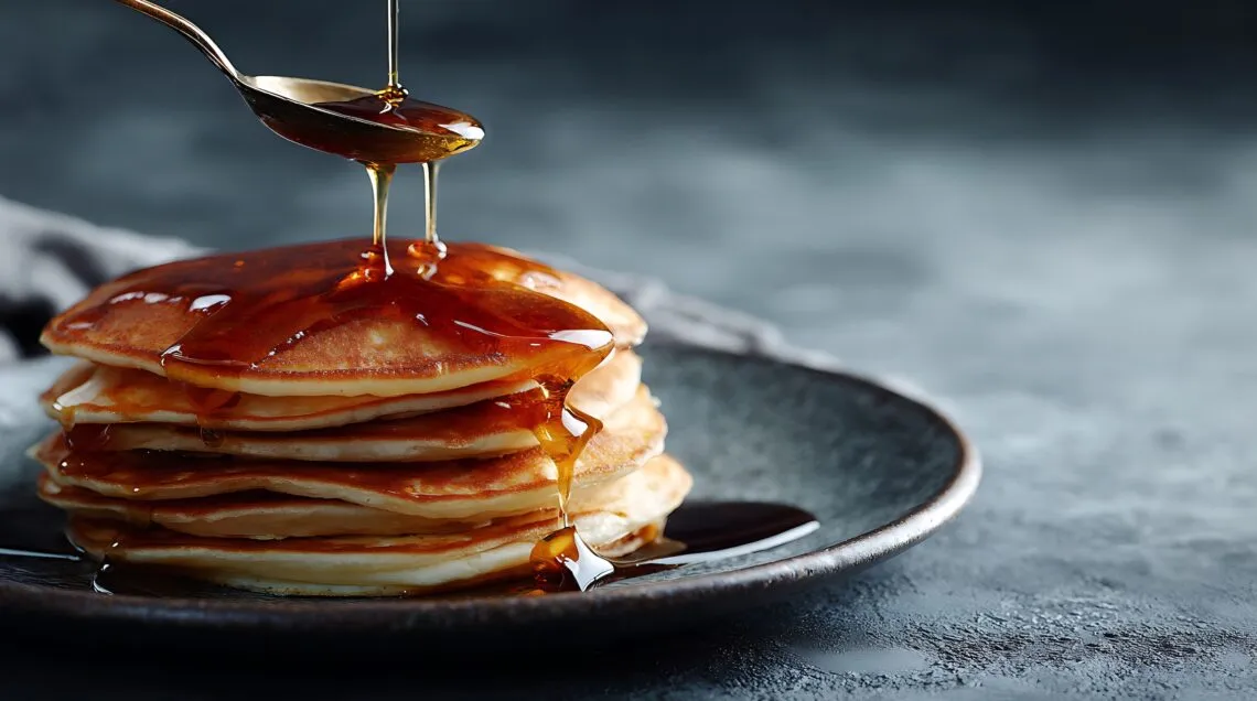 Pancakes with maple syrup / ACERO