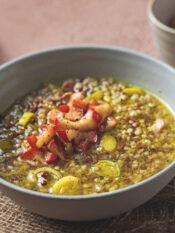 Zuppa Di Lenticchie, Grano Saraceno E Mele
