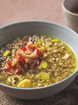 Zuppa Di Lenticchie, Grano Saraceno E Mele