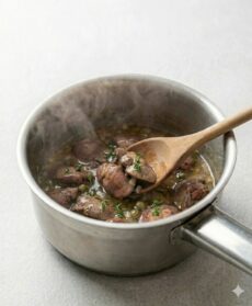 Cottura lenta e aggiunta degli aromi