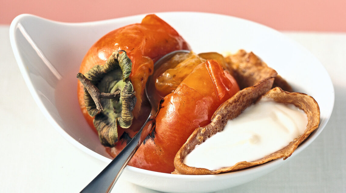 Crespelle di castagna al formaggio bianco