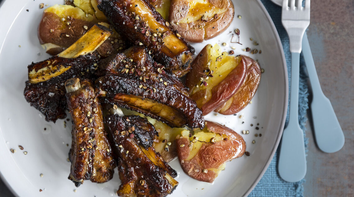 Costine di maiale al pepe di Sichuan