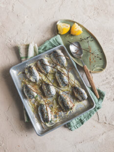 Doppie sardine ripiene al forno
