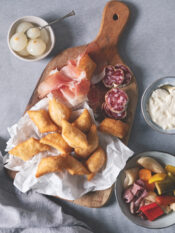 Torta fritta con culatello