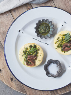 Budini di rape con salsa verde alle noci