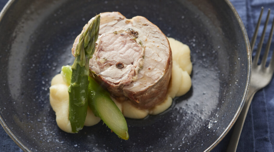 Filettino di suino intramezzato di prosciutto di parma e tosone