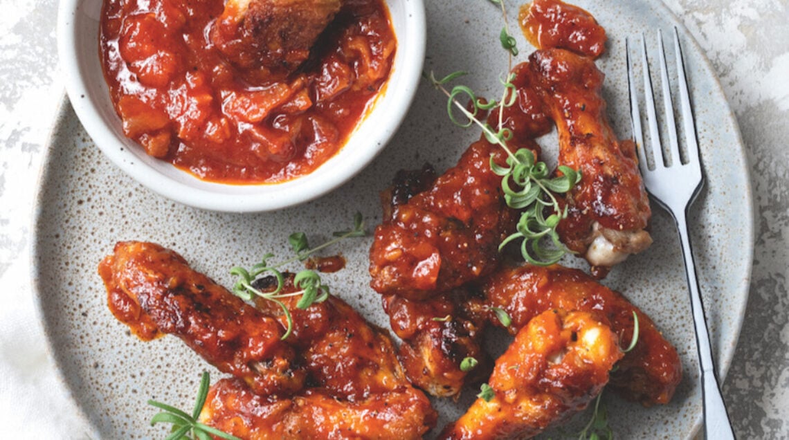 Ali Di Pollo Glassate Allo Sciroppo D'acero - Modificata