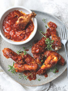 Ali Di Pollo Glassate Allo Sciroppo D'acero - Modificata