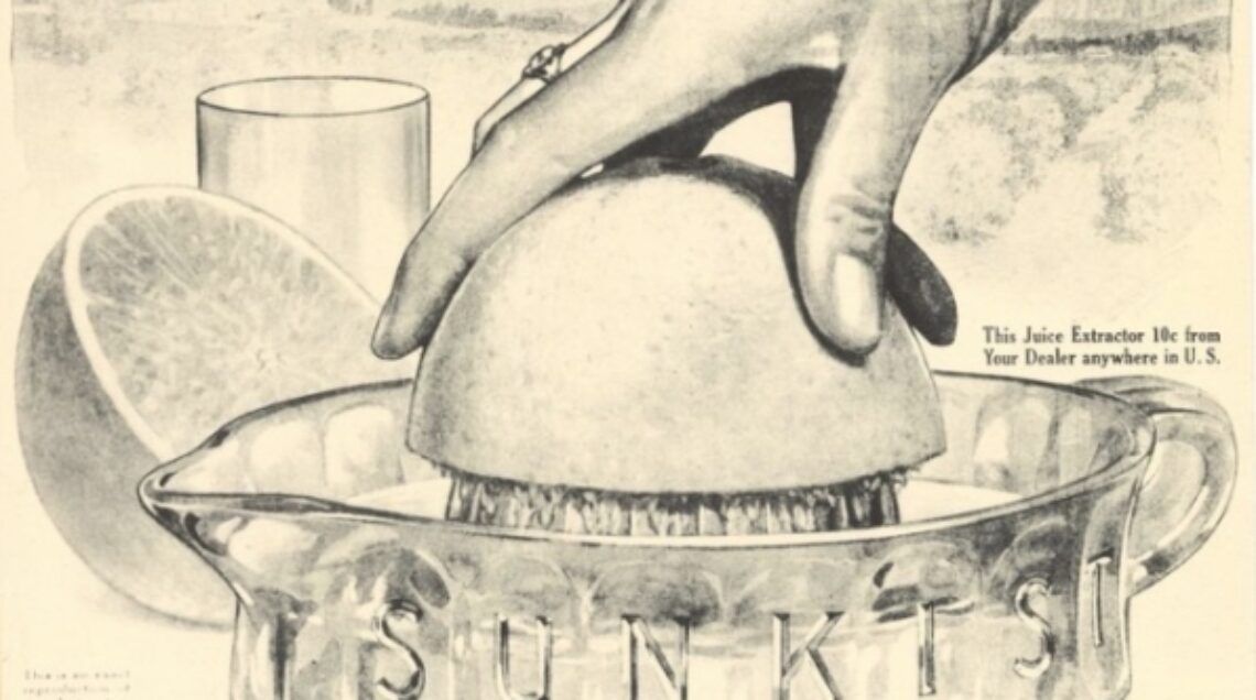 DRINK AN ORANGE 1907