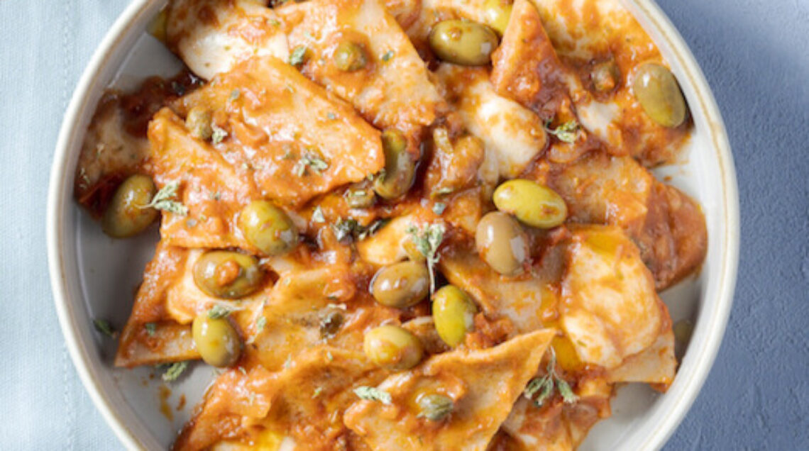 testaroli alla pizzaiola