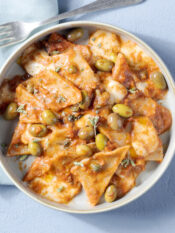 testaroli alla pizzaiola