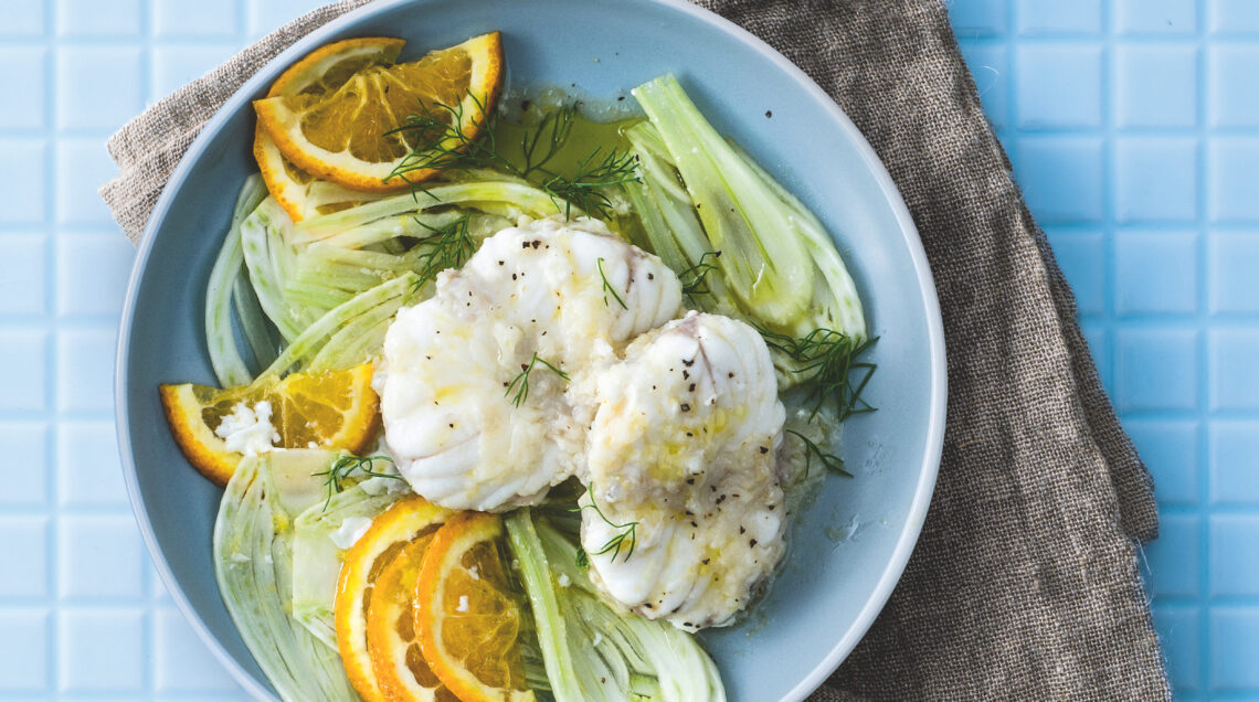 Tranci all'arancia e finocchi