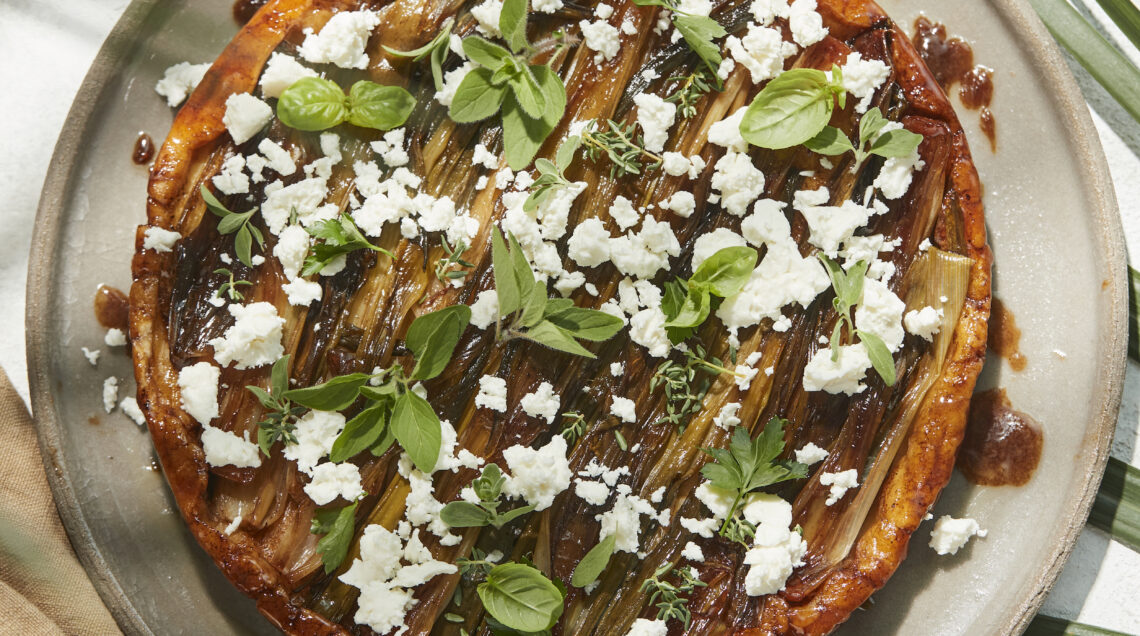 Tarte tatin di cipollotti