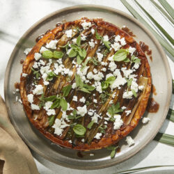 Tarte tatin di cipollotti