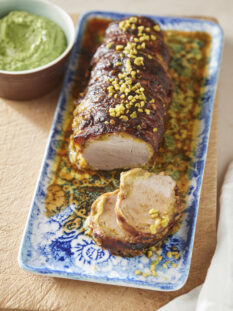 Filetto di maiale in crosta di pistacchi