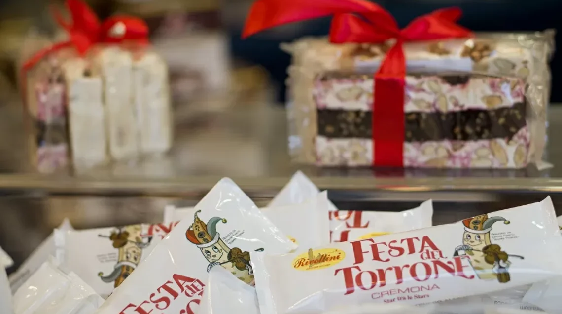 Torroni alla festa del torrone di Cremona