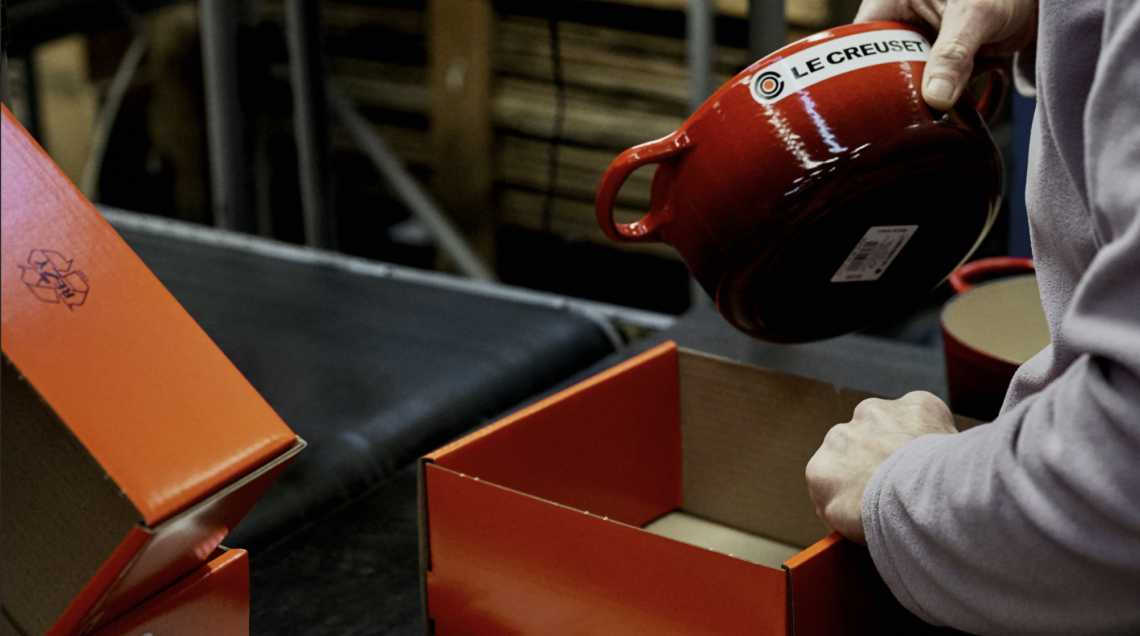 Pentola le creuset con scatola