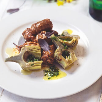 Involtini Di Vitello Con Carciofi -