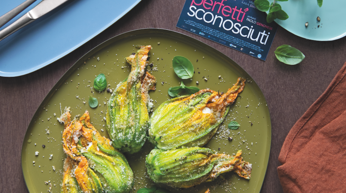 Fiori di zucca ripieni