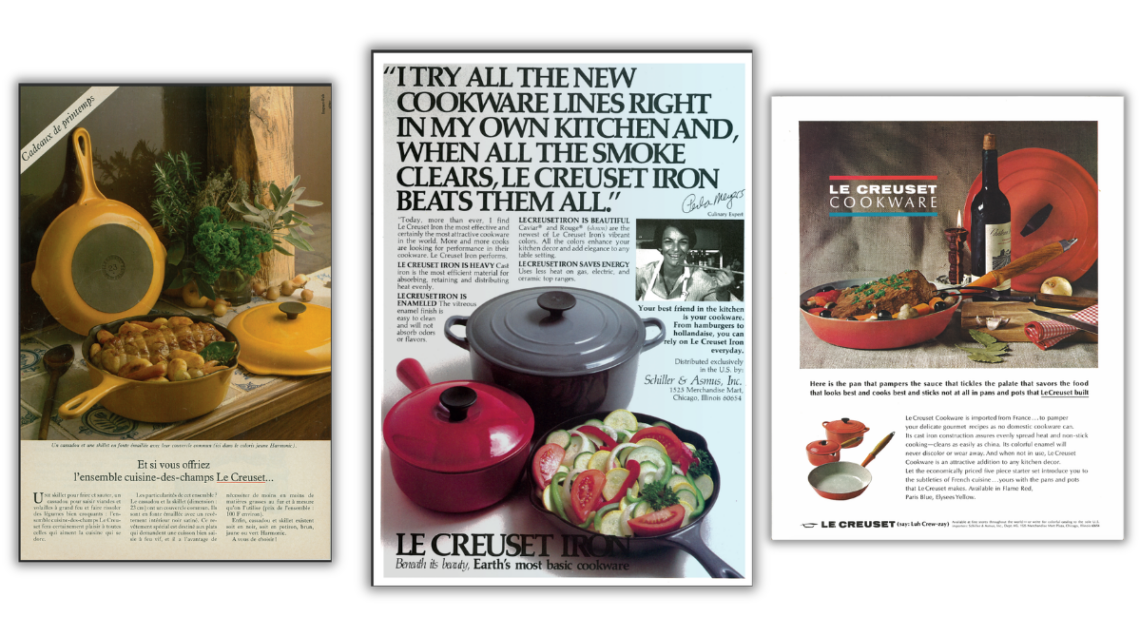 pubblicit&agrave; storiche le creuset