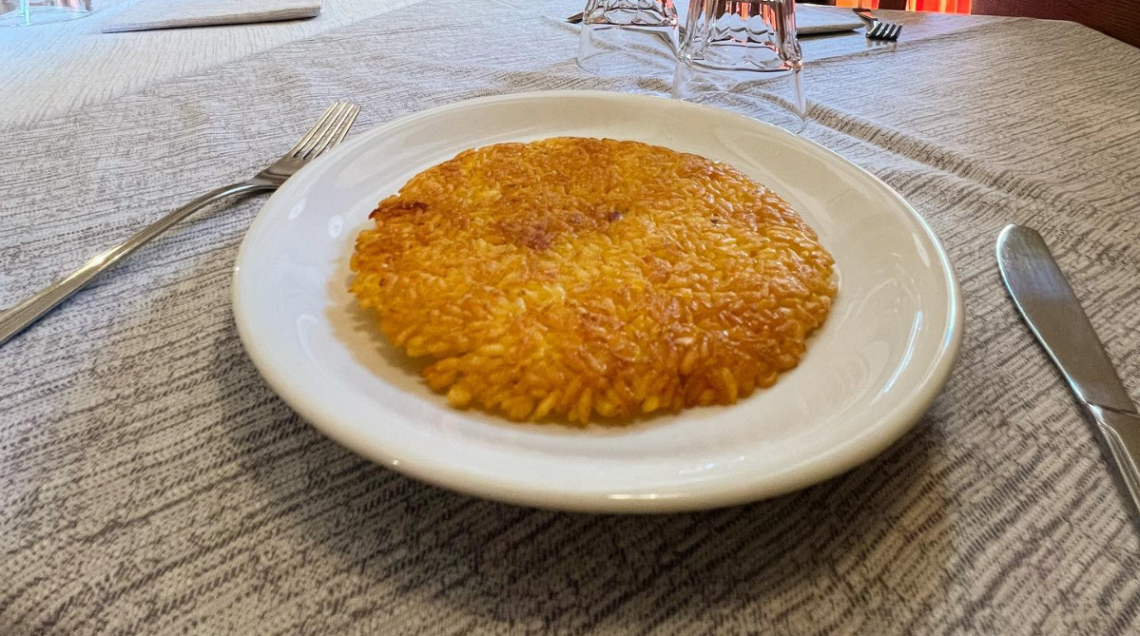 Riso al salto, Osteria dell'Acquabella