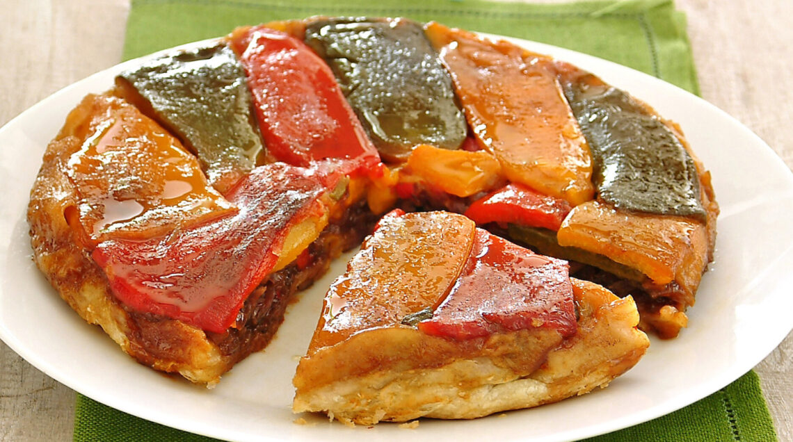 Tatin di peperoni e cipolle di Tropea