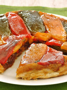 Tatin di peperoni e cipolle di Tropea