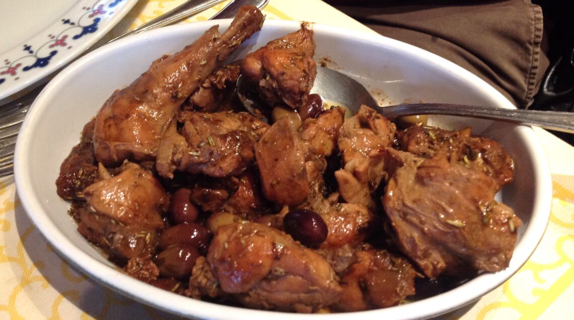 Coniglio alla ligure