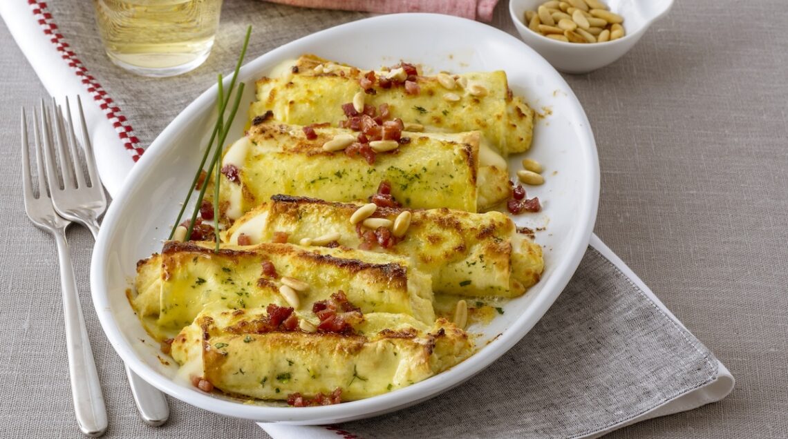 cannelloni con crema di robiola