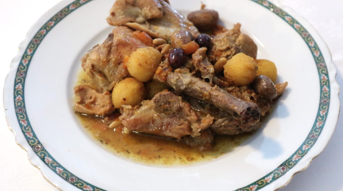 coniglio alla ligure